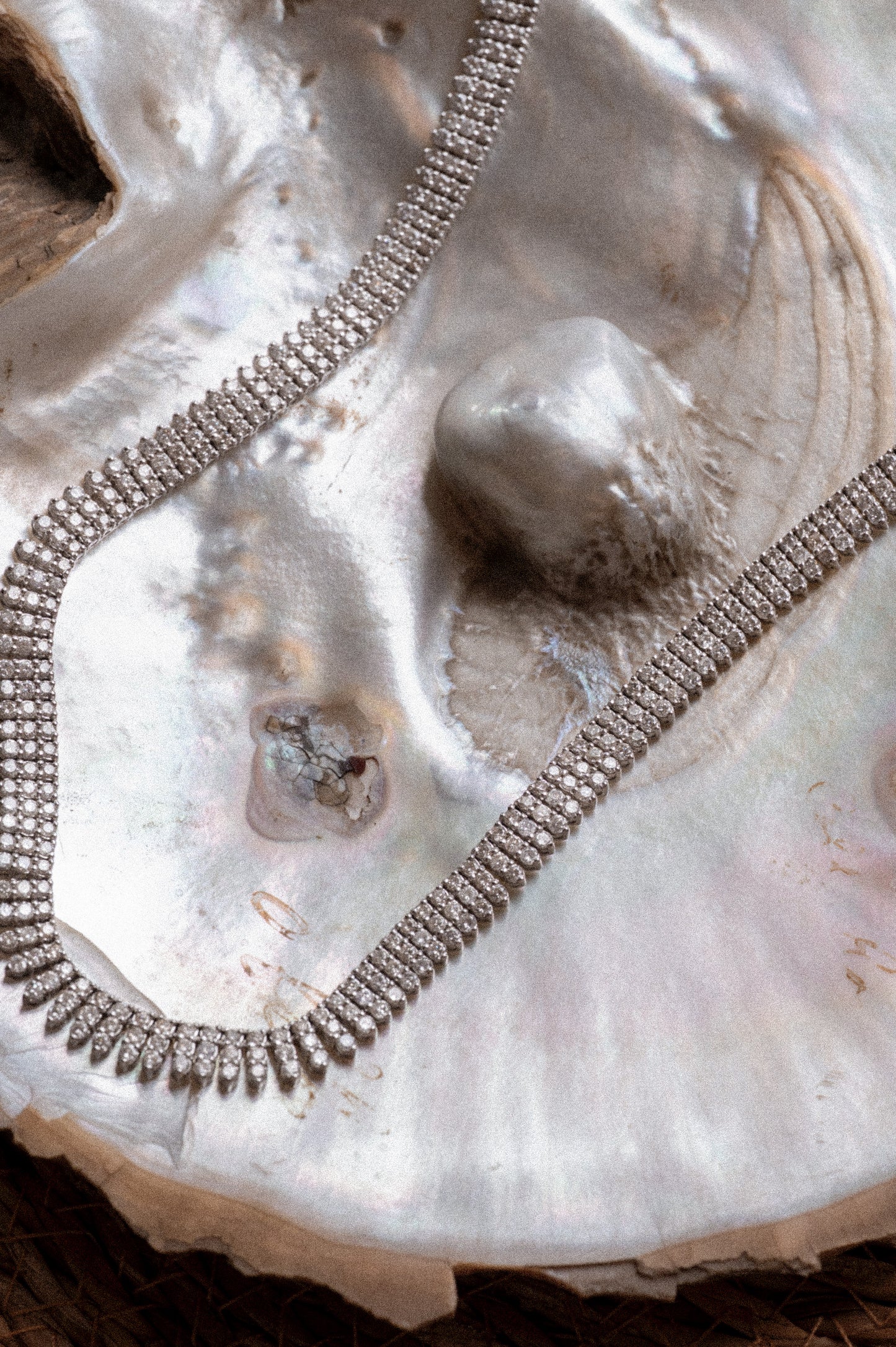 Collier Rivière de Diamants Or Blanc 4,8 Carats_3