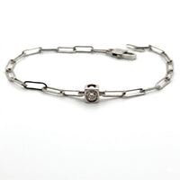bracelet dinh van or blanc