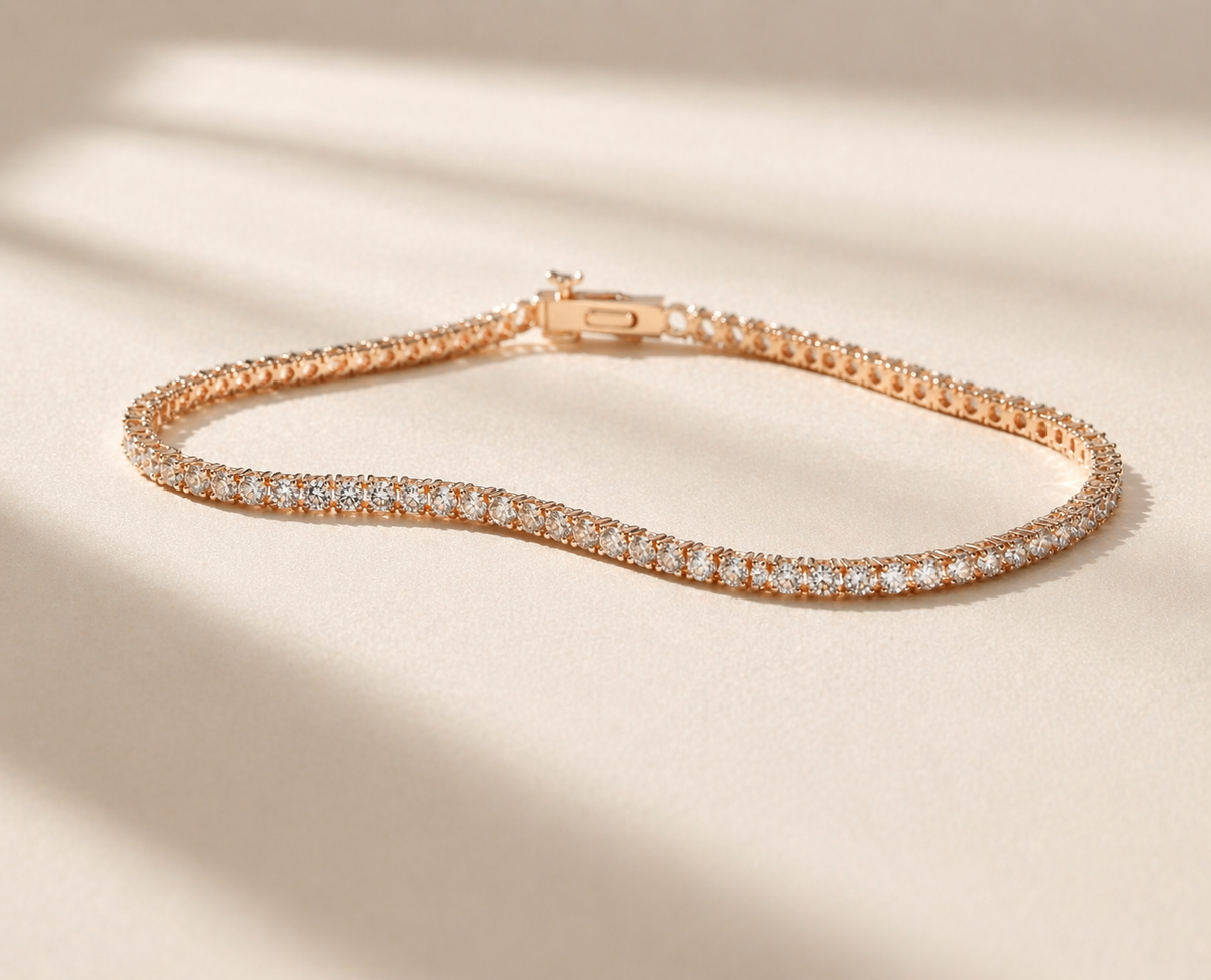 bracelet tennis diamant rivière
